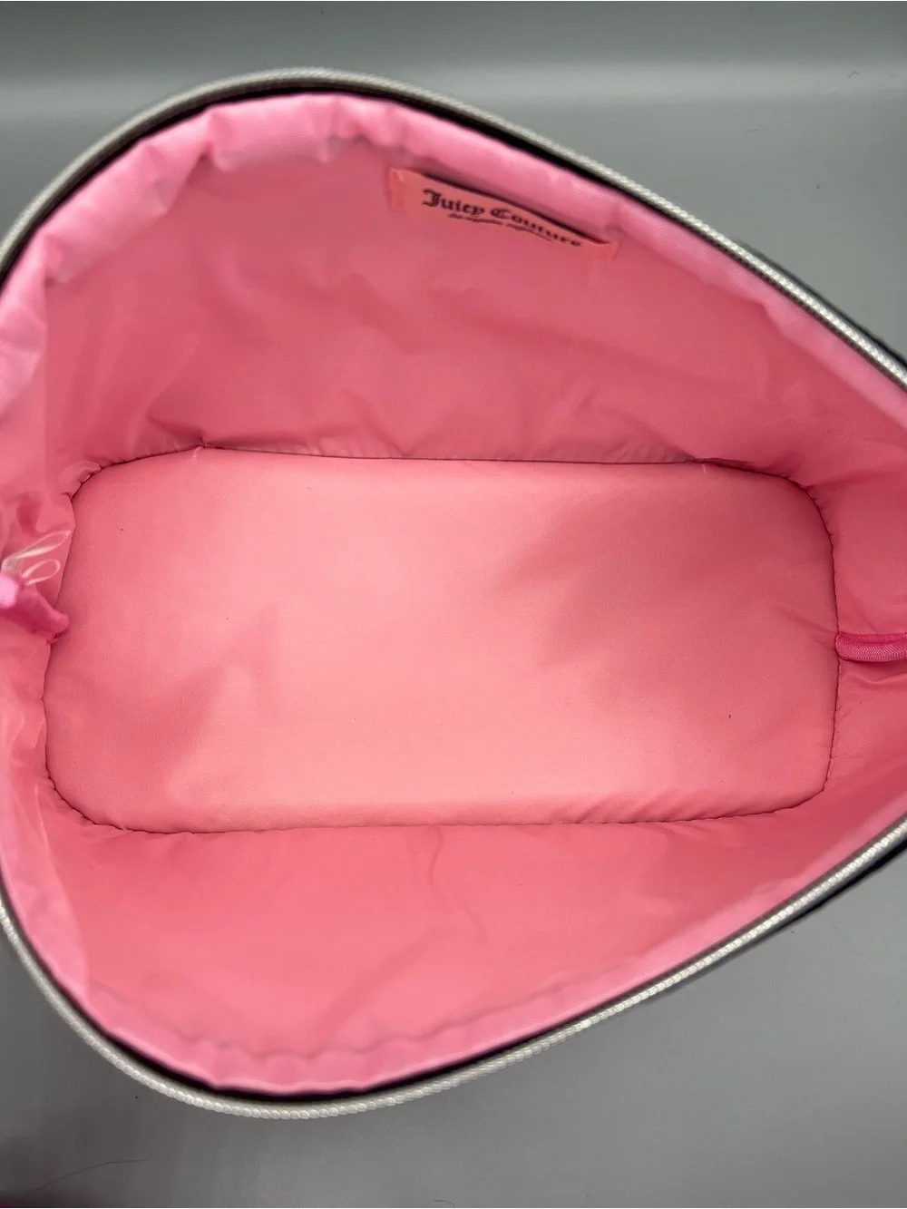 Juicy couture velour cosmetics bag